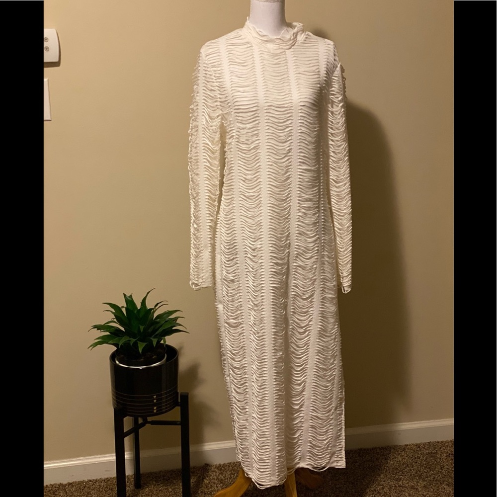 Cream AKIRA dress